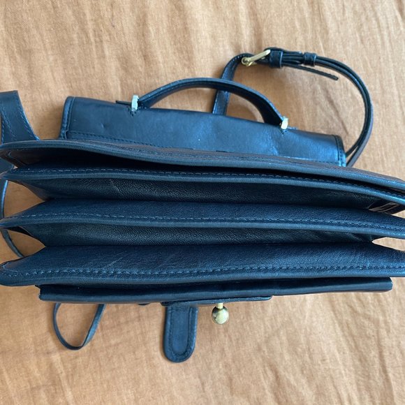 Opening Ceremony 3 Zipper Leather Satchel Purse - Picture 10 of 13